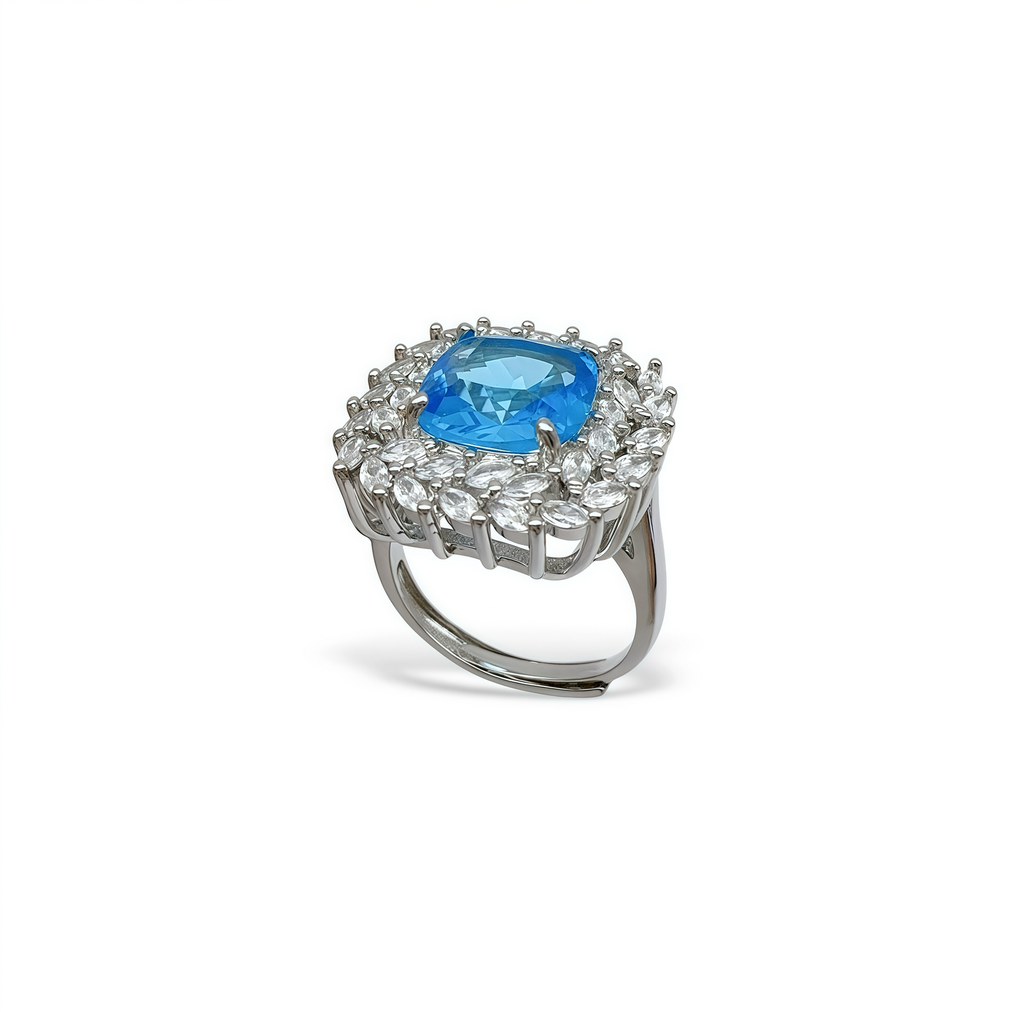 Royal Asscher Topaz Radiance Ring
