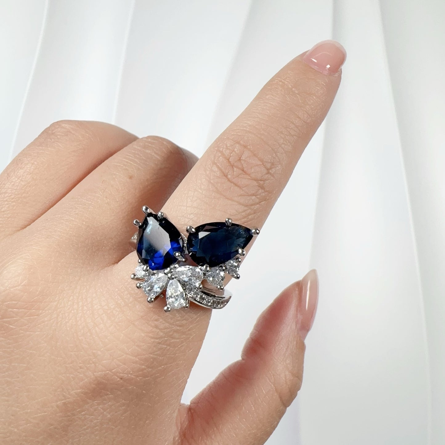 Azure Elegance Sapphire Ring