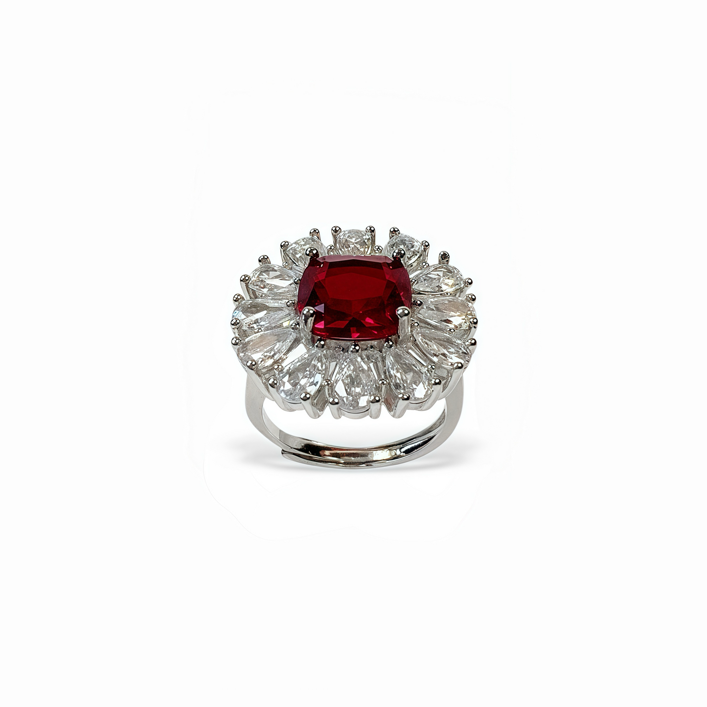 Sunflower Ruby Splendor Ring