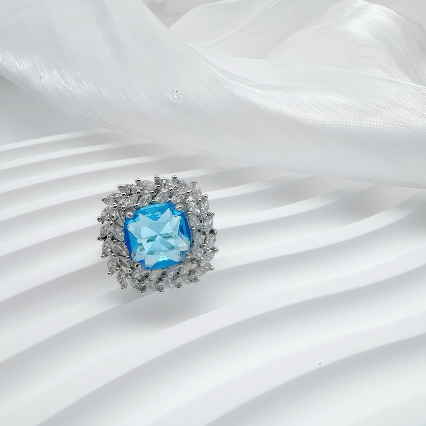 Royal Asscher Topaz Radiance Ring