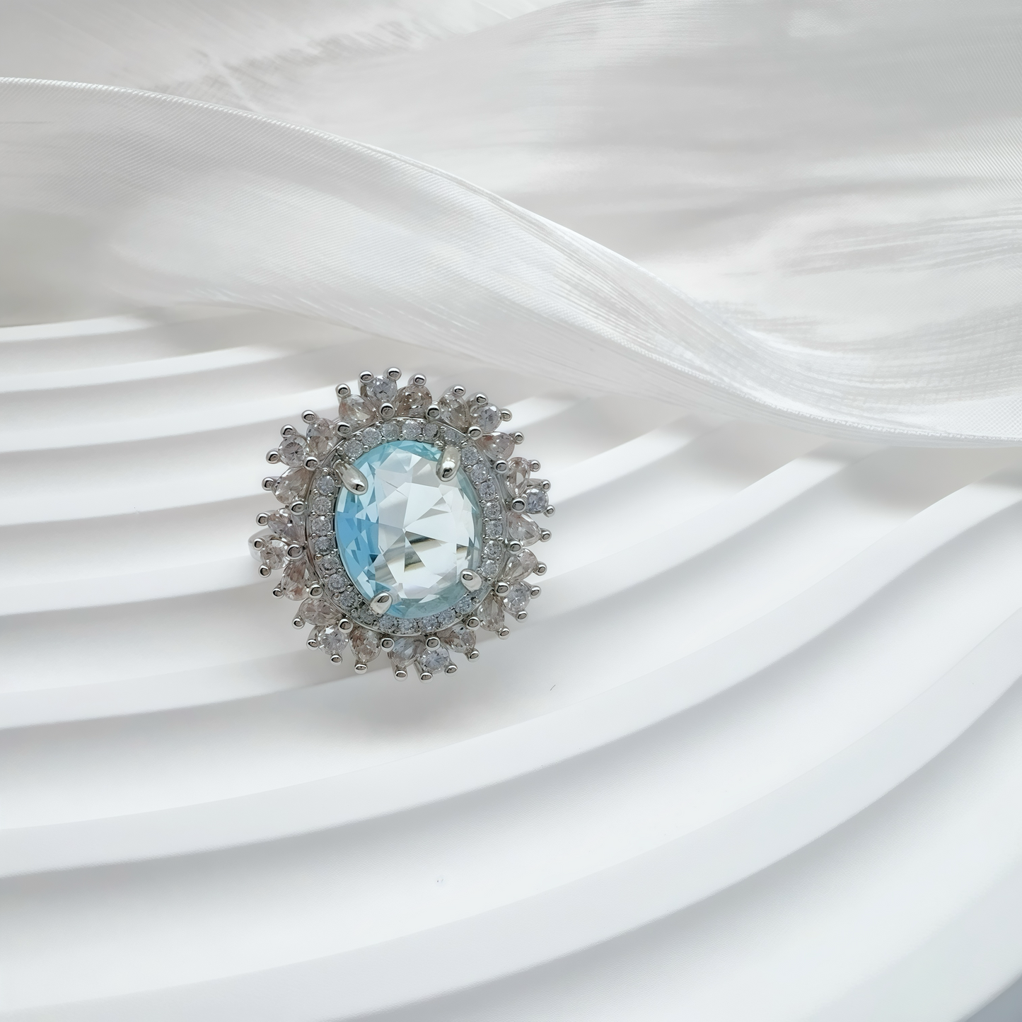 Oceanic Santa Maria Aquamarine Ring