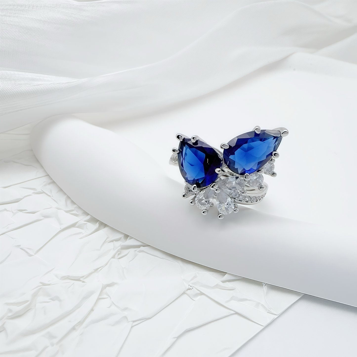 Azure Elegance Sapphire Ring