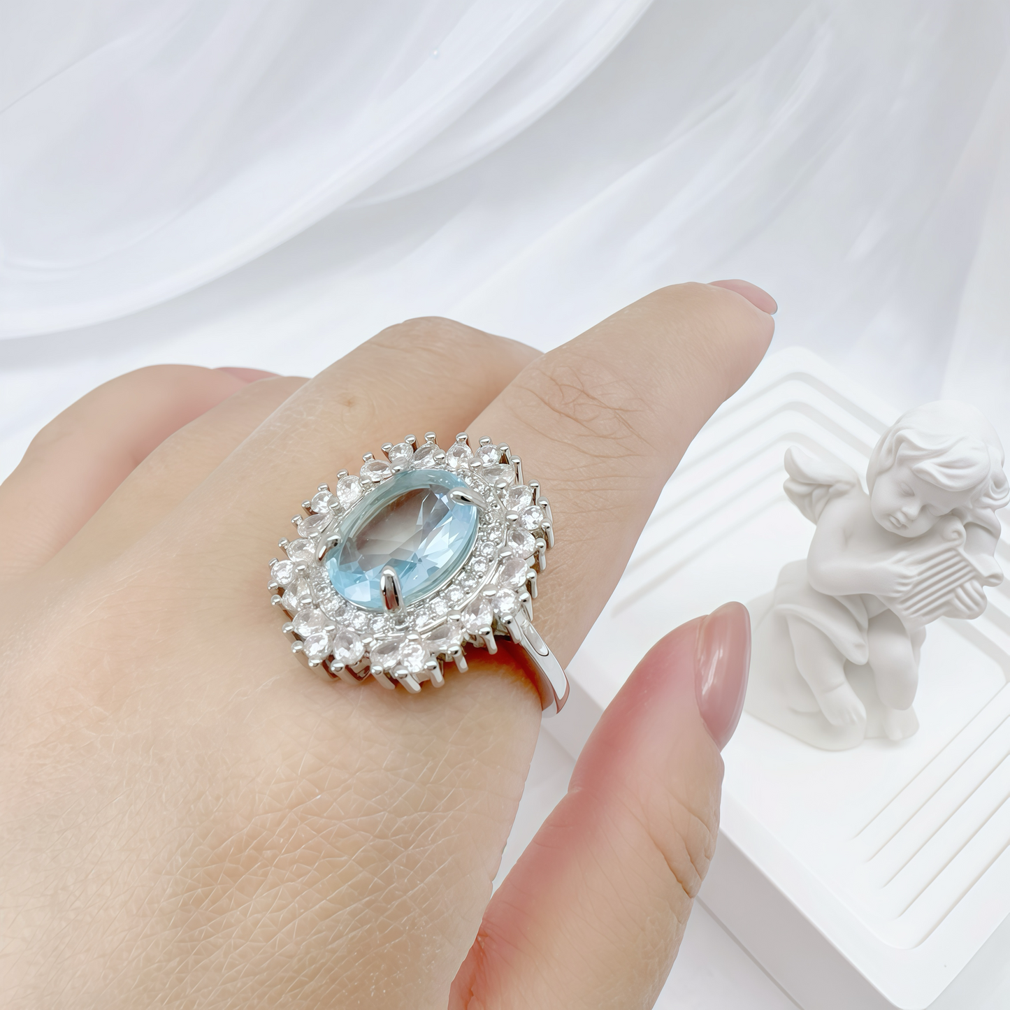 Oceanic Santa Maria Aquamarine Ring