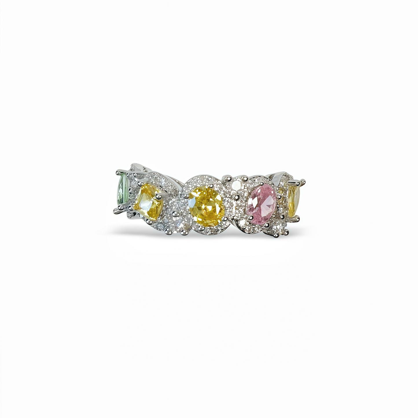 Rainbow Gemstone Ring