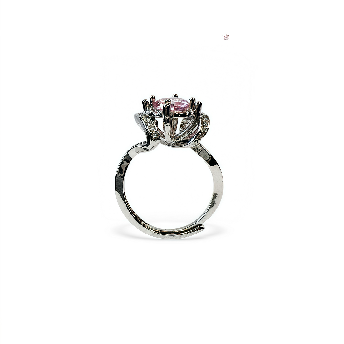 Twist Pink Sapphire Ring