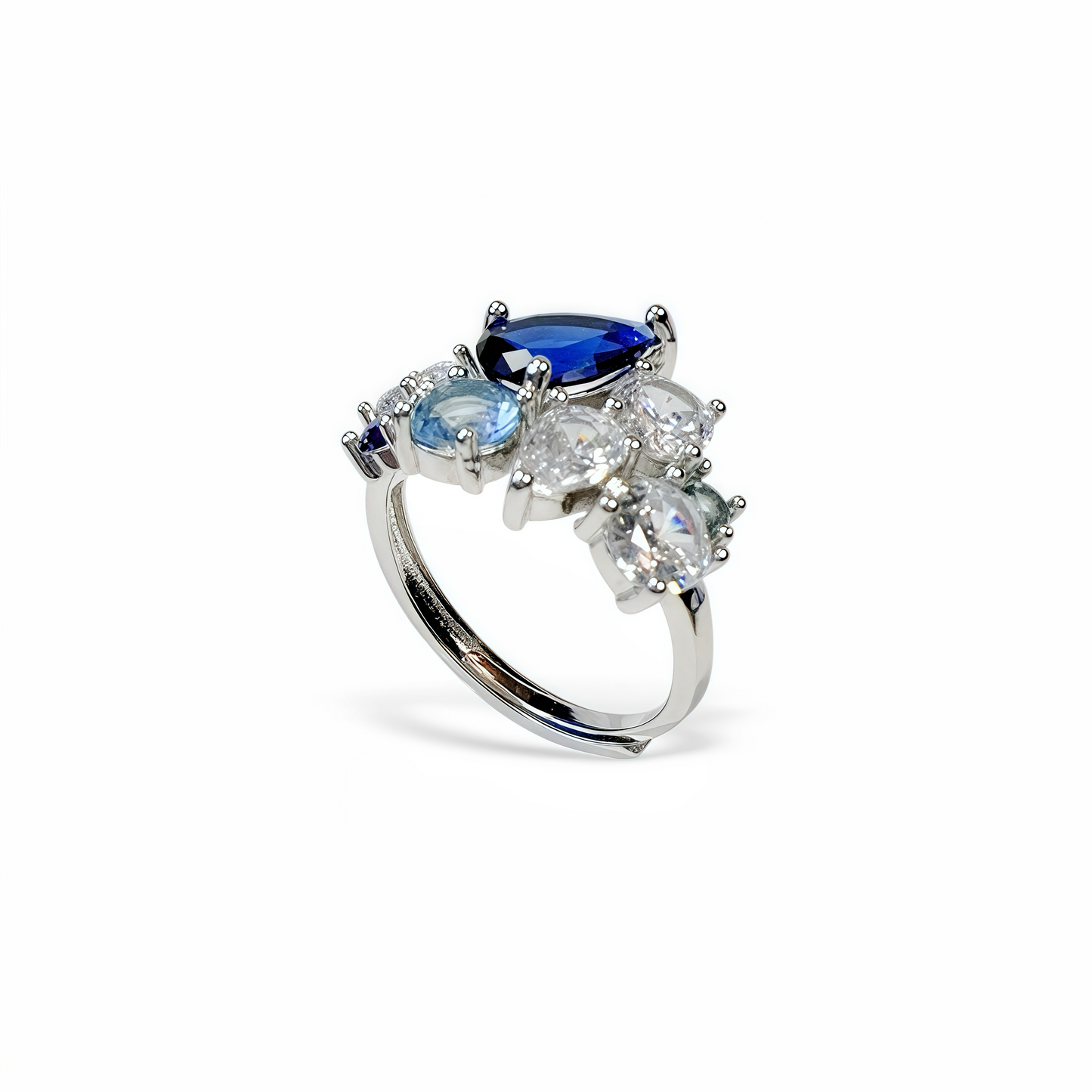 Celestial Sapphire Solitaire Ring