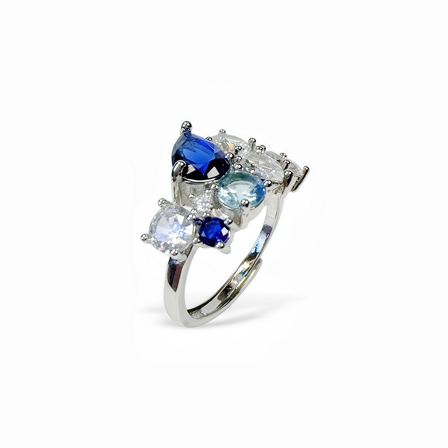 Celestial Sapphire Solitaire Ring