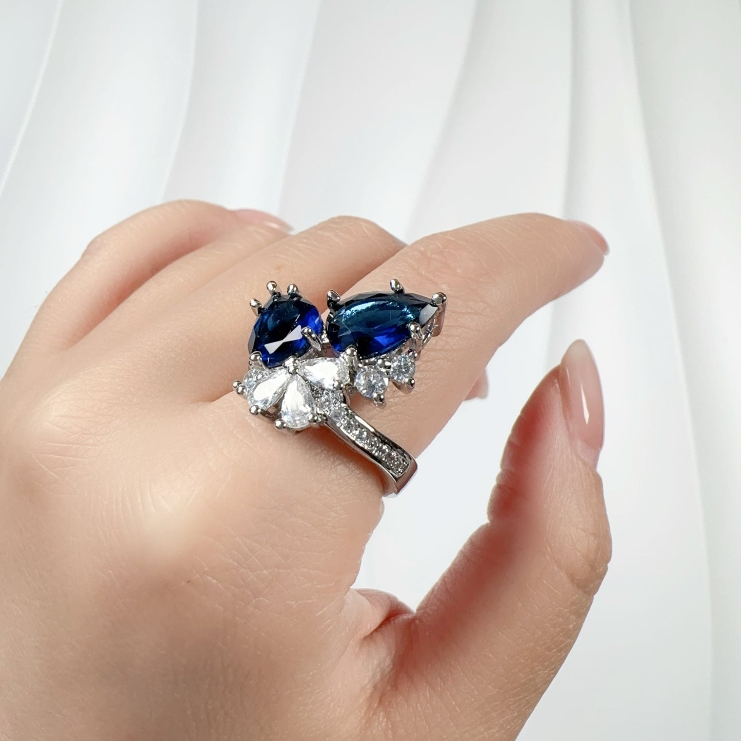 Azure Elegance Sapphire Ring